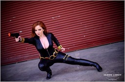 Elena Blueskies Cosplay as Black Widow (Photo by Jason Laboy Photography)
