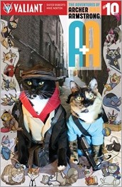 A&A: THE ADVENTURES OF ARCHER & ARMSTRONG #10 - Cat Cosplay Cover Variant