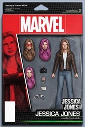 Jessica Jones #1 Cover - Christopher Action Figure Variant