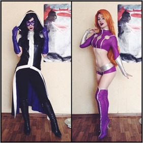 Kamiko Zero as Huntress and Starfire