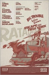 Big Trouble in Little China/Escape from New York #2 Preview 1
