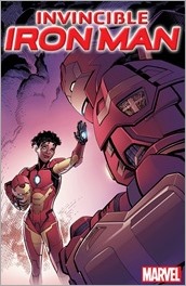 Invincible Iron Man #1 Cover - Raney Divided We Stand Variant