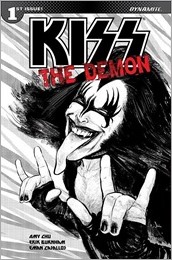 KISS: The Demon #1 Cover E - Strahm Incentive B&W