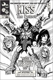 KISS: The Demon #1 Cover F - Mandrake Incentive B&W