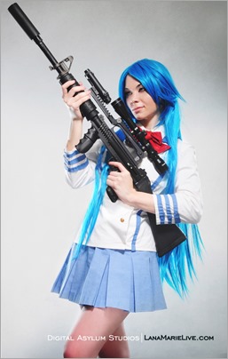 LanaCosplay as Kaname Chidori (Photo by Digital Asylum Studios)