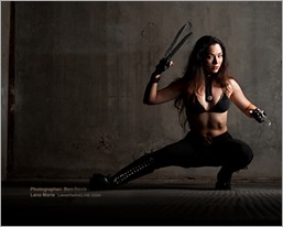 LanaCosplay as X-23 (Photo by Ron Davis)