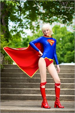 Musable Cosplay as New 52 Supergirl (Photo by N3 Photography)