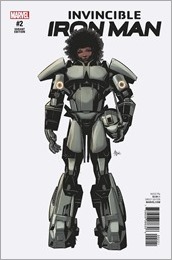 Invincible Iron Man #2 Cover - Deodato Teaser Variant