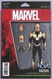 Nova #1 Cover - Christopher Action Figure Variant