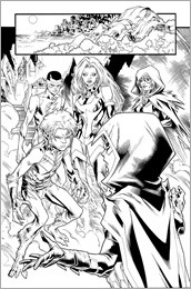 Teen Titans #2 Preview 1 - inks only