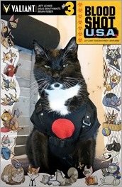 Bloodshot U.S.A. #3 Cover - Cat Cosplay Variant