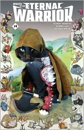 Wrath of the Eternal Warrior #14 Cover - Cat Cosplay Variant