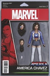 America #1 Cover - Action Figure Variant