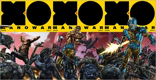 X-O Manowar #2 Cover - Suayan Interlocking Variant
