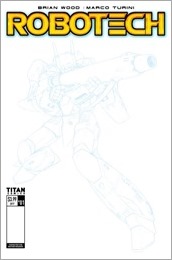 Robotech #1 Cover F - Sketch Variant