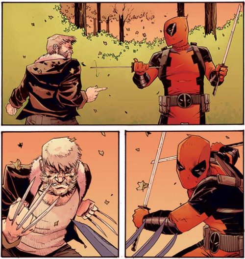 Deadpool Vs Old Man Logan #1 E Shalvey Signed Variant VF+//NM+