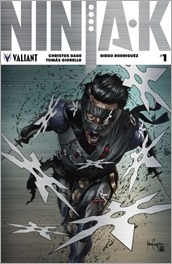 Ninja-K #1 Cover - Suayan Metal Variant