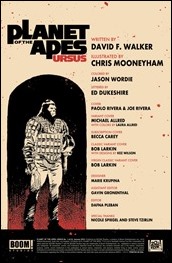 Planet Of The Apes: Ursus #1 Preview 1