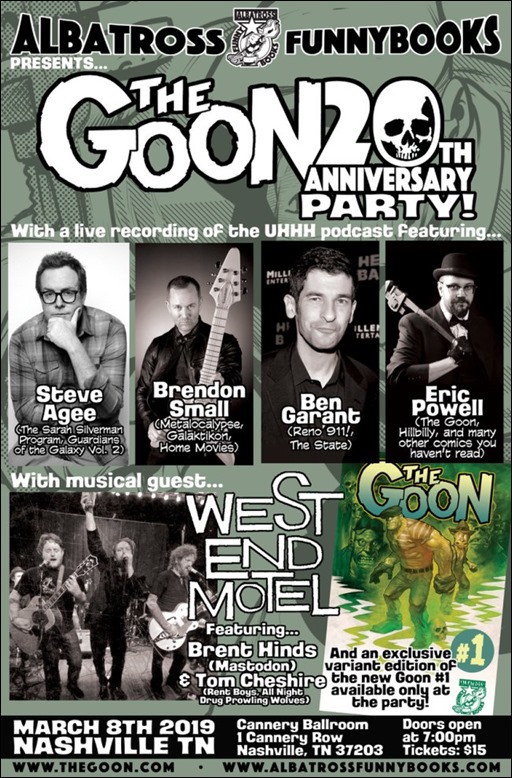 The Goon 20th Anniversary Party Poster