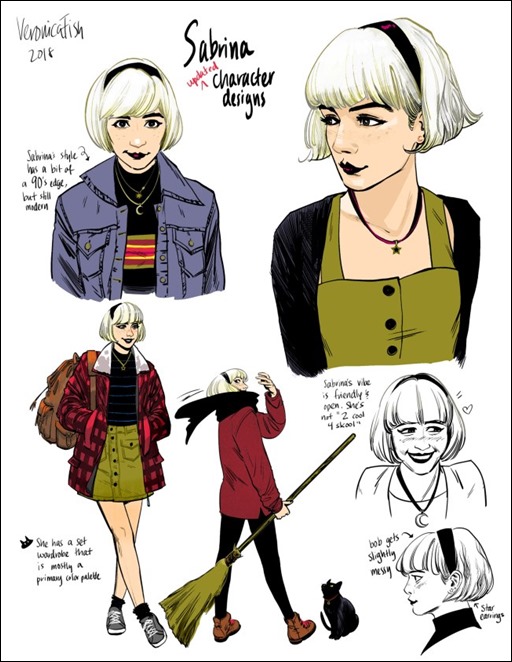 Sabrina The Teenage Witch #1 Sketches