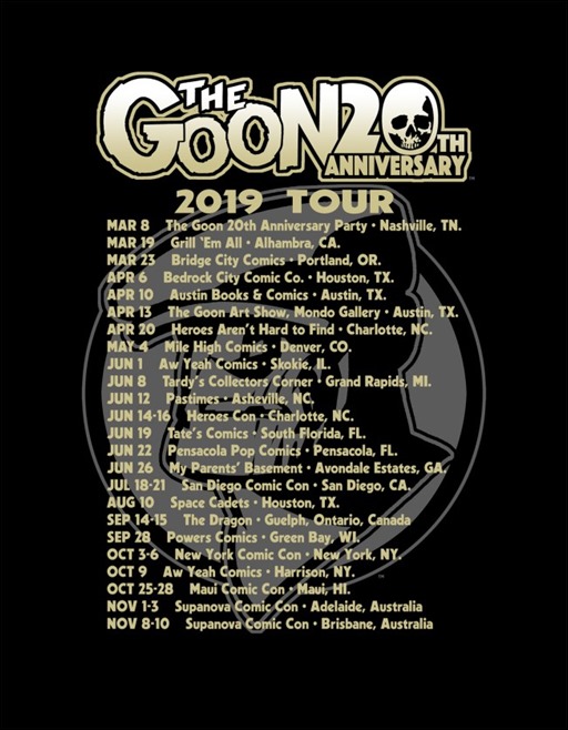 The Goon 20th Anniversary Shirt Back